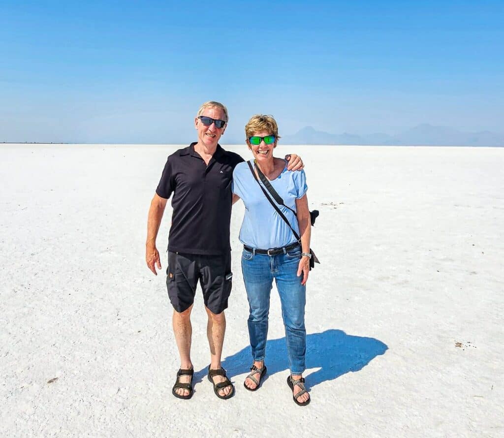 John and I stopped in Utah to check out the Bonneville Salt Flats located on I80 just 10 minutes from the Nevada border