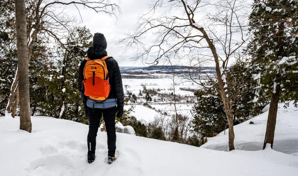 The view from one of the scenic lookouts in Rattlesnake Point Conservation Area