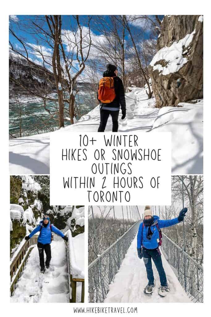 10+winter hikes and snowshoe outings in Ontario within 2 hours of Toronto