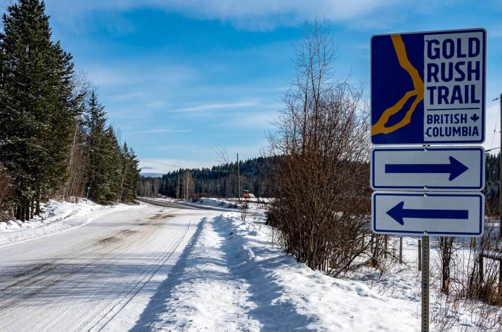 On the Cariboo Gold Rush Trail in British Columbia