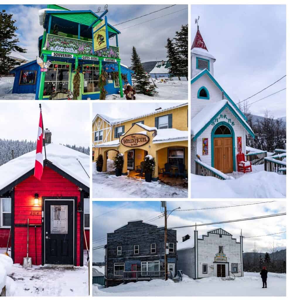 Wells with a population of 200 is one colourful place on the Cariboo Gold Rush Trail