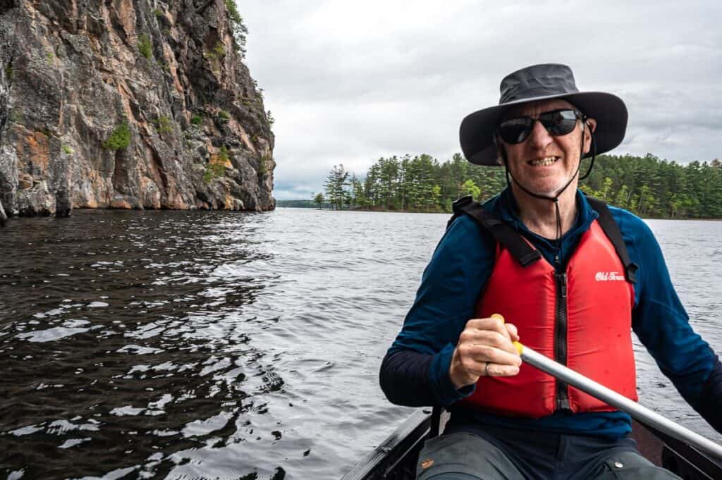 You could spend a lot of time canoeing on Mazinaw Lake