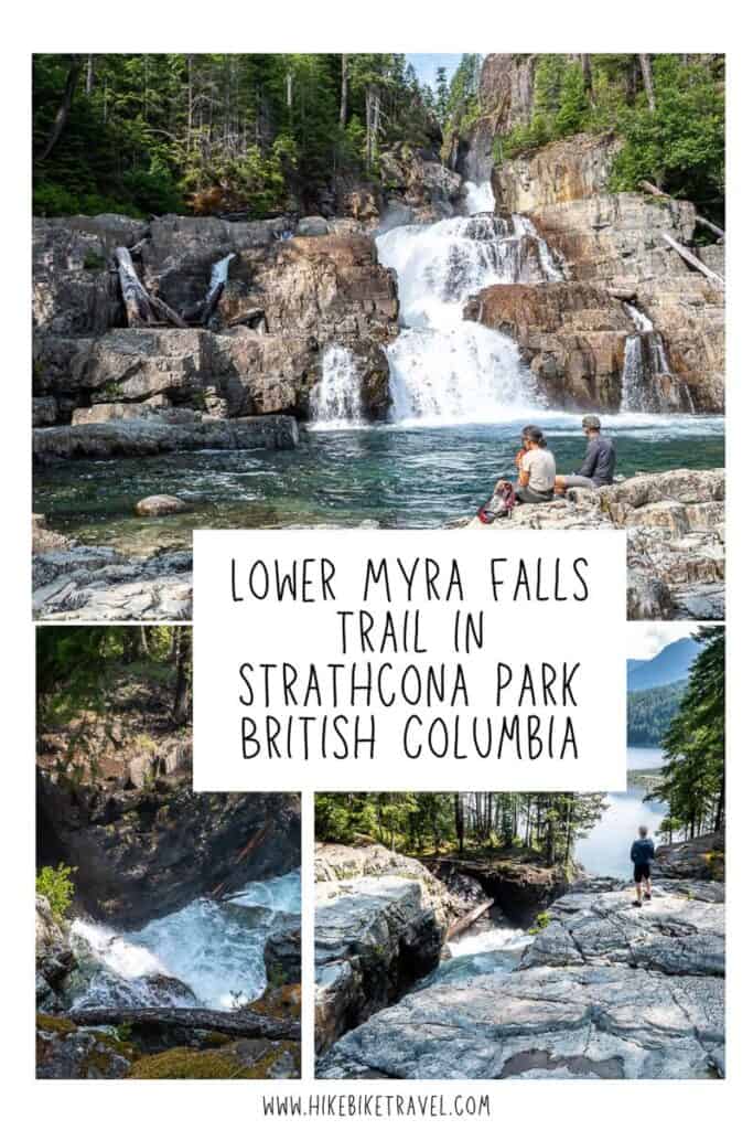 The stunning and easy Lower Myra Falls trail in Strathcona Park, BC