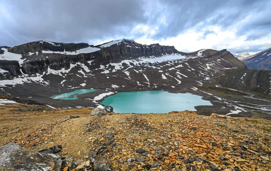 The view from Cataract Pass on the descent 