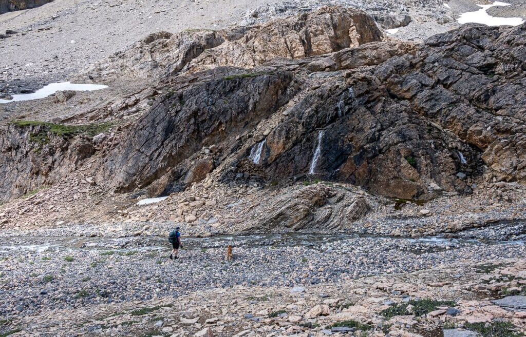 Exploring off trail in the White Goat Wilderness Area
