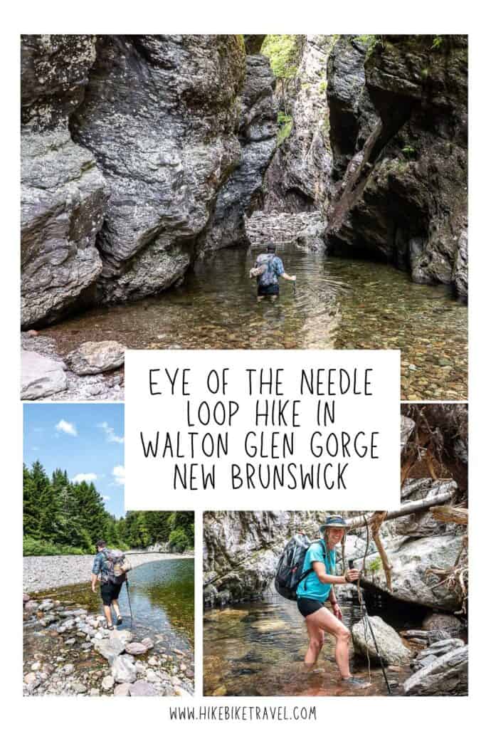 Eye of the Needle Loop hike in Walton Glen Gorge with In Step Adventures
