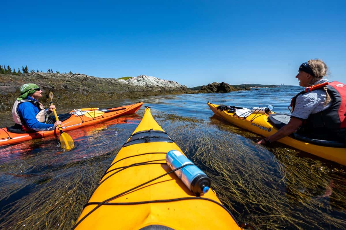 Fabulous kayaking between Chance Harbour and Black Beach