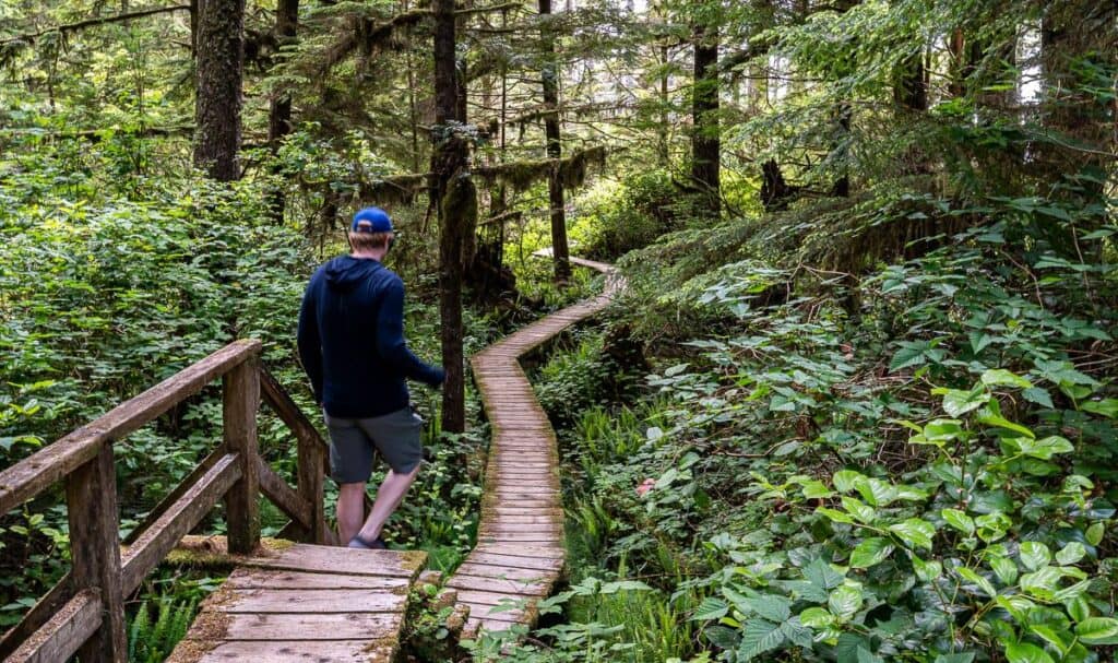 10 BEST Tofino Hikes | Hike Bike Travel Hiking towards Florencia Bay on the Nuu-Chah-Nulth trail