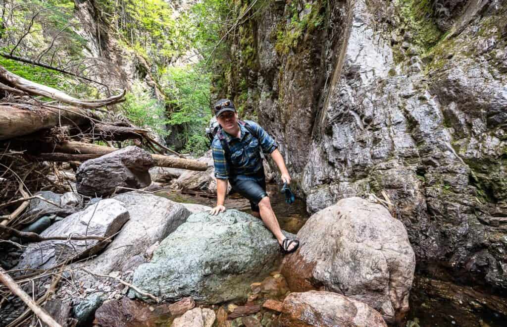 There was plenty of maneuvering around boulders too on the Eye of the Needle hike
