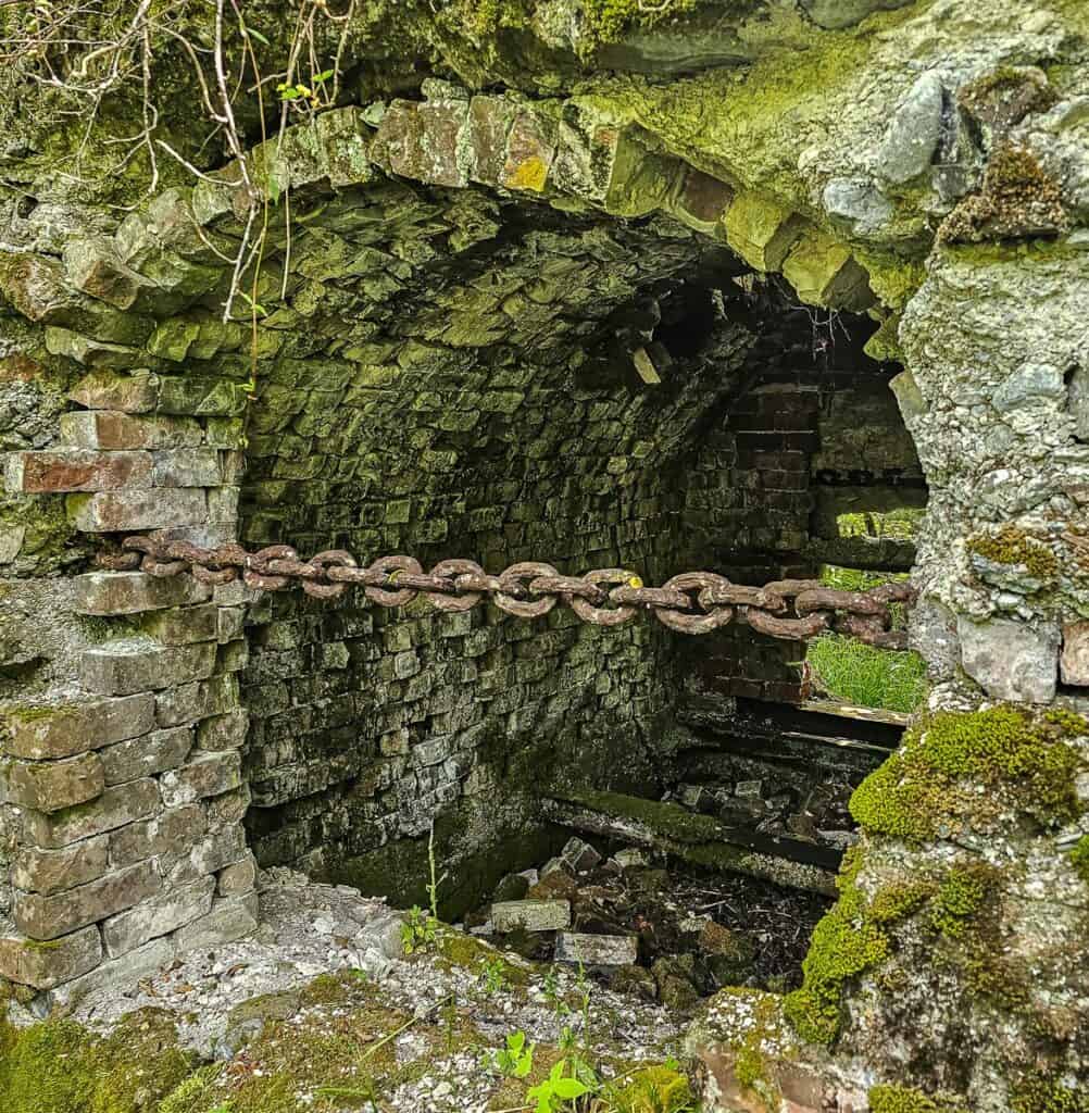 Historic brick oven or an oven firebox for a type of boiler that made steam for a steam powered sawmill?