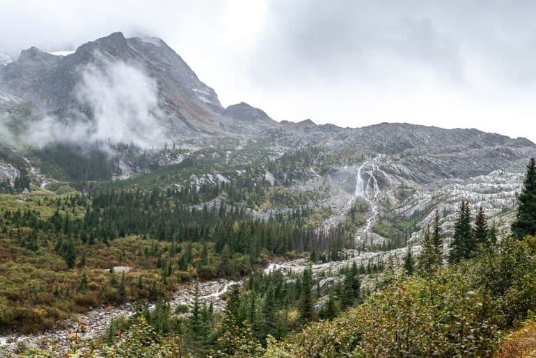 A moody day on the Great Glacier Trail