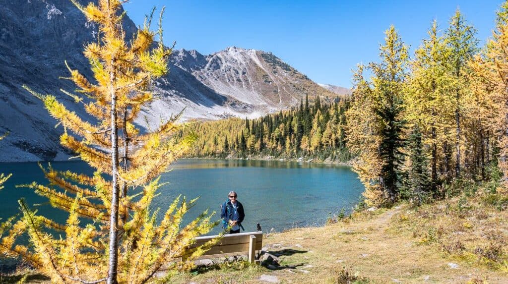Arrival at stunning Diana Lake